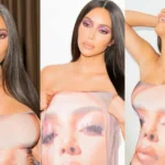 Kim Kardashian surge de look ousado e gera controvérsias entre os fãs